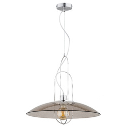 Nowoczesna lampa wisząca CASTRO E27 60W | Chrom